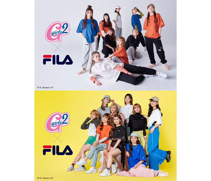 Girls²がFILA・ABCマートとコラボしたウェアを発売