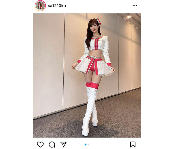 レースクイーン・林紗久羅、バツグン美スタイルで魅了するコスチューム披露！