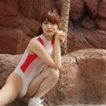 【写真特集 11枚】仮面女子・美音咲月、キワドいハイレグ水着に熱視線！＜SUMMERLAND IDOL CARNIVAL＞