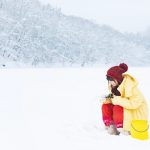 小林愛香、雪降る露天風呂でくつろぐ2nd写真集先行カットが公開