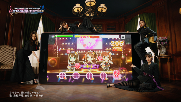 ももいろクローバーZが『平日プロデューサー』に変身！「デレステ」新CMに登場