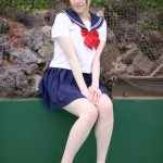 【写真特集 10枚】Happink Lip Makeup・姫川さやね、セーラー服で魅せる生脚に熱視線！＜SUMMERLAND IDOL CARNIVAL＞