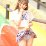 【写真12枚】綺星★フィオレナード・猫宮りな、フェチ制服コスチュームで縞ビキニチラ見せ！＜SUMMERLAND IDOL CARNIVAL＞