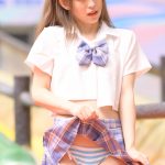 【写真12枚】綺星★フィオレナード・猫宮りな、フェチ制服コスチュームで縞ビキニチラ見せ！＜SUMMERLAND IDOL CARNIVAL＞