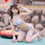 【写真特集 13枚】ぷらしゅが・月美うみ、高めツインテールで視線を惹く水着ショットで魅了！＜SUMMERLAND IDOL CARNIVAL＞