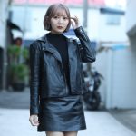 ハイトーンショートが鮮やかな藤本南(dela)、セクシーなブラックコーデで 絶対領域アピール!「これから韓国っぽい雰囲気を目指していきたい」