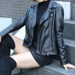 ハイトーンショートが鮮やかな藤本南(dela)、セクシーなブラックコーデで 絶対領域アピール！「これから韓国っぽい雰囲気を目指していきたい」