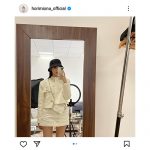 堀未央奈、ミニスカセットアップの韓国風コーデを披露！美しい太ももでファンを魅了