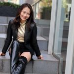 フェリス女学院大学・難波遥さん、クールなミニスカコーデで美脚アピール! 「大学4年間を誰よりも挑戦に溢れた密度の濃い時間にしたかった」 <2020ミスユニバーシティ日本大会グランプリ>