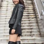 フェリス女学院大学・難波遥さん、クールなミニスカコーデで美脚アピール！ 「大学4年間を誰よりも挑戦に溢れた密度の濃い時間にしたかった」 ＜2020ミスユニバーシティ日本大会グランプリ＞