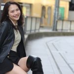 フェリス女学院大学・難波遥さん、クールなミニスカコーデで美脚アピール! 「大学4年間を誰よりも挑戦に溢れた密度の濃い時間にしたかった」 <2020ミスユニバーシティ日本大会グランプリ>