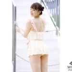 【写真 3枚】Teamくれれっ娘！・秋吉真衣、水着姿でチラ見せ美尻ライン披露！＜近代麻雀水着祭2022＞