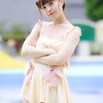【写真 3枚】Teamくれれっ娘！・秋吉真衣、水着姿でチラ見せ美尻ライン披露！＜近代麻雀水着祭2022＞