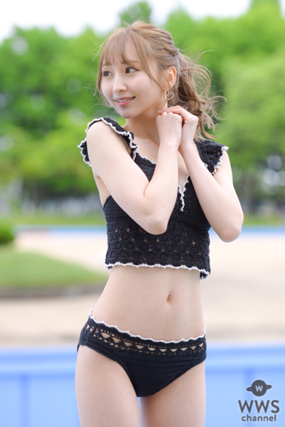 【写真特集 18枚】Ange☆Reve・安藤笑、ヘルシーなウエストラインを大胆見せつけ！＜近代麻雀水着祭2022＞