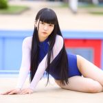 【写真特集 12枚】森乃ゆめは、競泳水着のファスナー下ろすドキドキポーズで誘惑＜近代麻雀水着祭2022＞