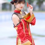 【写真特集 9枚】KissBee・中山星香、チャイナ風コスチュームで美脚チラリ＜近代麻雀水着祭2022＞