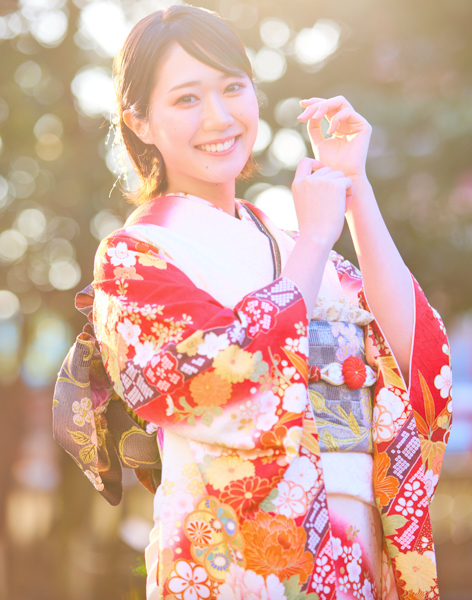 ミスユニバーシティ2019静岡代表・藤澤響花が幻想的な振袖姿を披露！