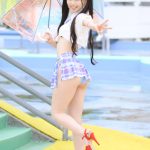 【写真特集 12枚】コスプレイヤー・倉坂くるる、透け制服コスチュームで水着チラリ＜近代麻雀水着祭2022＞