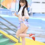 【写真特集 12枚】コスプレイヤー・倉坂くるる、透け制服コスチュームで水着チラリ＜近代麻雀水着祭2022＞
