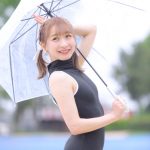 【写真特集 15枚】ハニースパイスRe.・平野ほのか、黒い競泳水着で際立つ透明肌で視線釘付け！＜近代麻雀水着祭2022＞