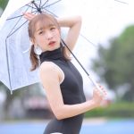 【写真特集 15枚】ハニースパイスRe.・平野ほのか、黒い競泳水着で際立つ透明肌で視線釘付け！＜近代麻雀水着祭2022＞