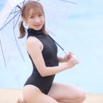 【写真特集 15枚】ハニースパイスRe.・平野ほのか、黒い競泳水着で際立つ透明肌で視線釘付け！＜近代麻雀水着祭2022＞