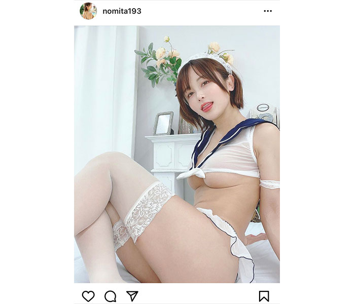 いくみ、下乳あらわな美バストと太ももでファン悩殺！