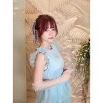 桃月なしこ、まさにシンデレラな美しいドレスコーデに「なしこ姫」「息が止まる美しさ」と歓喜の声