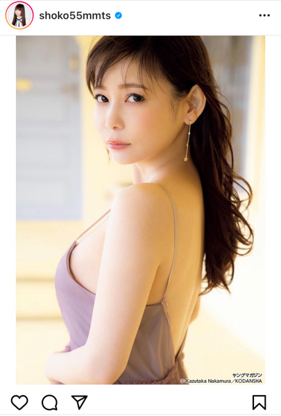 中川翔子、美尻見せの黒ランジェリーショットを大胆公開！「女性にも届くといいな」