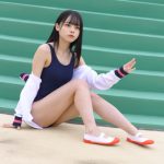 【写真特集 15枚】浪速猫（なにわキャッツ）・エレナ、まるで水泳部のマネージャーなスクール水着姿を届ける！＜近代麻雀水着祭2022＞