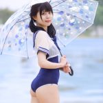 【写真特集 14枚】Teamくれれっ娘！・守道小粋、透けセーラー×スクール水着のフェチ姿に熱視線！＜近代麻雀水着祭2022＞