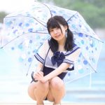 【写真特集 14枚】Teamくれれっ娘！・守道小粋、透けセーラー×スクール水着のフェチ姿に熱視線！＜近代麻雀水着祭2022＞