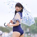 【写真特集 14枚】Teamくれれっ娘！・守道小粋、透けセーラー×スクール水着のフェチ姿に熱視線！＜近代麻雀水着祭2022＞