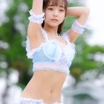 【写真特集 8枚】JAPANARIZM・古湊まり、キュートな青色猫耳ビキニで美くびれボディ大胆披露！＜近代麻雀水着祭2022＞