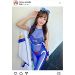 レースクイーン・安田七奈、透け感セクシーなコスチューム姿に歓喜の声