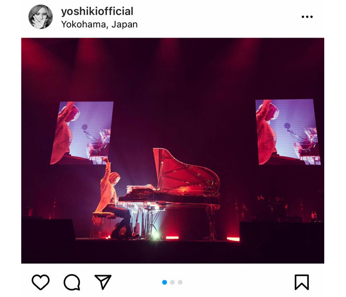 X JAPAN・YOSHIKI、盟友hide追悼イベント参戦「魂のこもった演奏」「私も泣きそう」とファン感涙！