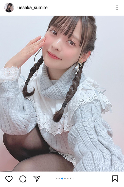 上坂すみれ、表情がコロコロ変わるショット連発「どの写真も可愛すぎます」とファン歓喜！