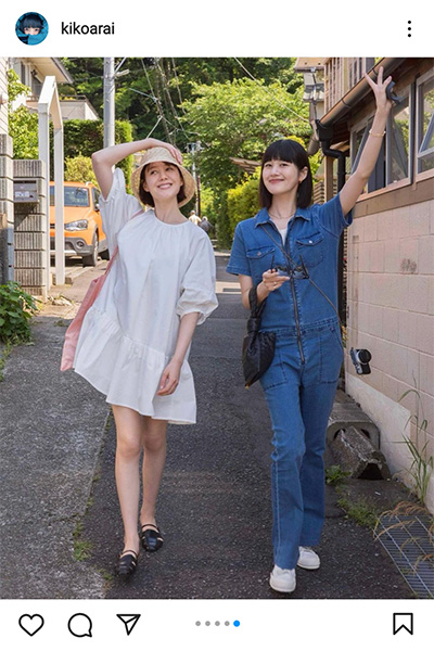 新井貴子、トリンドル玲奈との透明感あふれるツーショットに「画面越しにマイナスイオンを感じます」と絶賛の声！