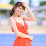 【写真特集 15枚】notall・広山楓、ポニーテールを風になびかせ美麗スタイルを届ける！＜近代麻雀水着祭2022＞