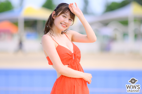 【写真特集 15枚】notall・広山楓、ポニーテールを風になびかせ美麗スタイルを届ける！＜近代麻雀水着祭2022＞