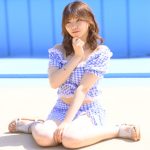 【写真特集 13枚】イロハサクラ・優希、爽やかギンガムチェックの水着姿で視線釘付け！＜近代麻雀水着祭2022＞