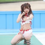 【写真特集 15枚】Krays・夢乃るり、チャイナ風水着でドキドキポージング披露！＜近代麻雀水着祭2022＞
