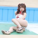 【写真特集 15枚】Krays・夢乃るり、チャイナ風水着でドキドキポージング披露！＜近代麻雀水着祭2022＞