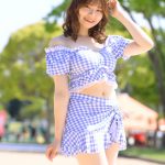 【写真特集 13枚】イロハサクラ・優希、爽やかギンガムチェックの水着姿で視線釘付け！＜近代麻雀水着祭2022＞