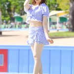 【写真特集 13枚】イロハサクラ・優希、爽やかギンガムチェックの水着姿で視線釘付け！＜近代麻雀水着祭2022＞