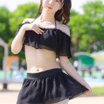【写真特集 8枚】イロハサクラ・咲良木愛波、セクシーな黒猫に扮してくびれボディ全開！＜近代麻雀水着祭2022＞