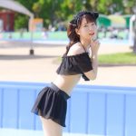 【写真特集 8枚】イロハサクラ・咲良木愛波、セクシーな黒猫に扮してくびれボディ全開！＜近代麻雀水着祭2022＞