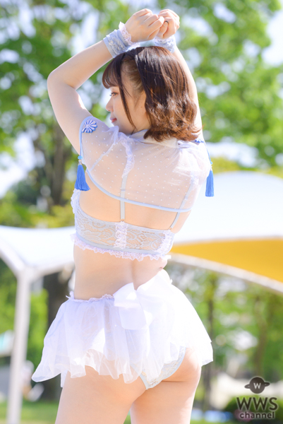 【写真特集 10枚】deeper²・有香、セクシーチャイナ風水着で美尻披露＜近代麻雀水着祭2022＞