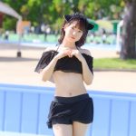 【写真特集 8枚】イロハサクラ・咲良木愛波、セクシーな黒猫に扮してくびれボディ全開！＜近代麻雀水着祭2022＞