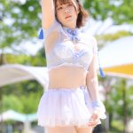【写真特集 10枚】deeper²・有香、セクシーチャイナ風水着で美尻披露＜近代麻雀水着祭2022＞
